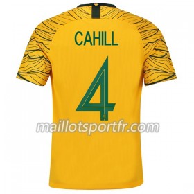 Maillot de Foot Australie Cahill 4 Domicile Coupe du monde 2018